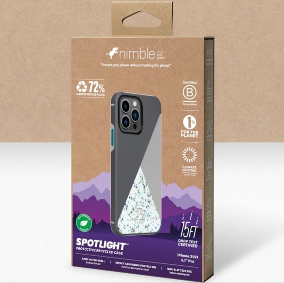 New iPhone 13  ProNimble Spotlight Series Case for  Gray / Charcoal - Picture 2 of 11